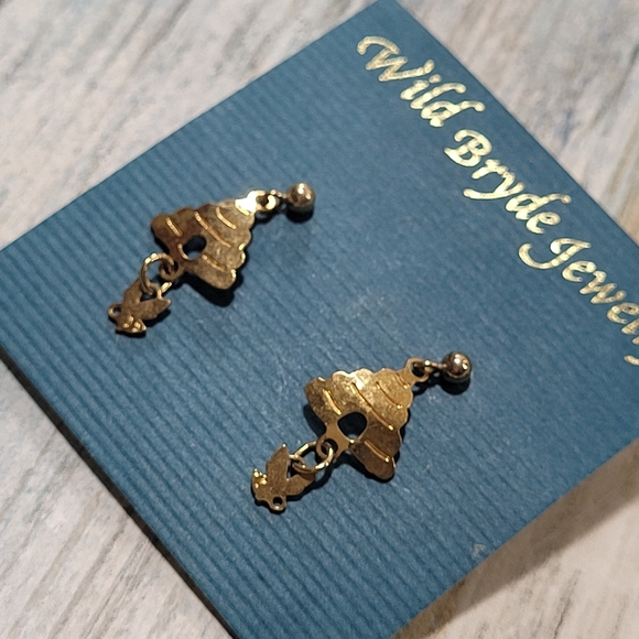 Wild Bryde Bee Nest Earrings. - Picture 2 of 7